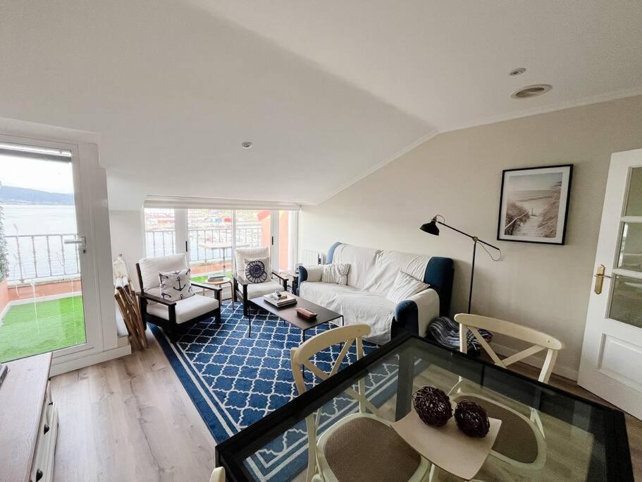 Apartamento Atico Azul De Portosín Exterior foto