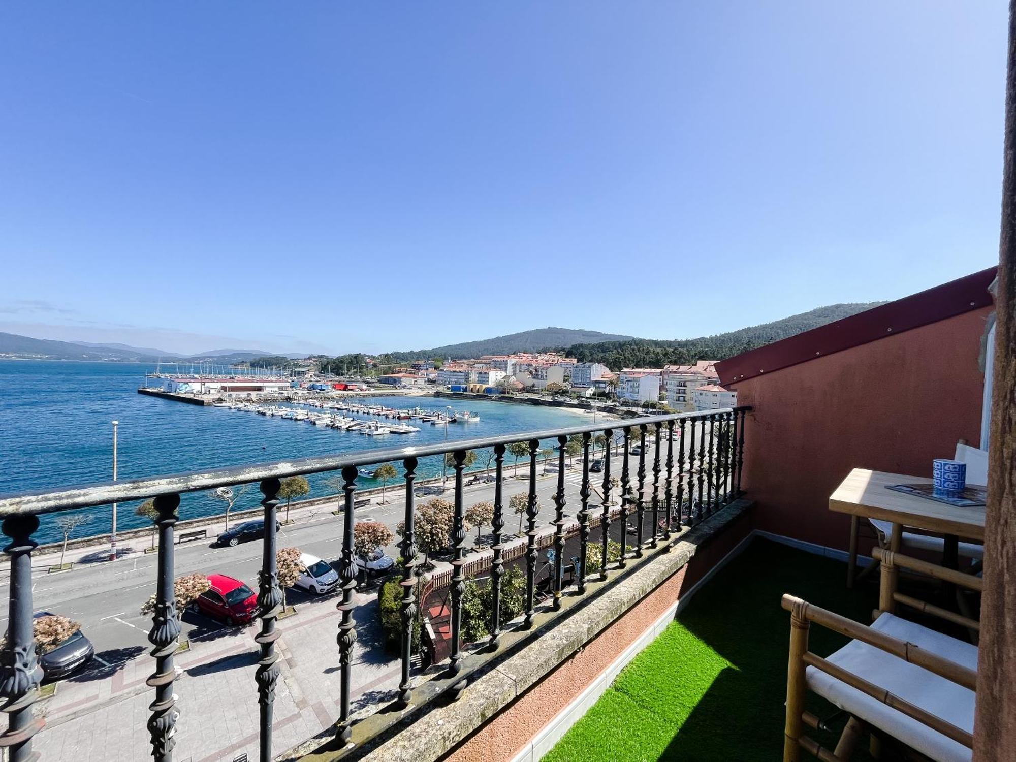 Apartamento Atico Azul De Portosín Exterior foto